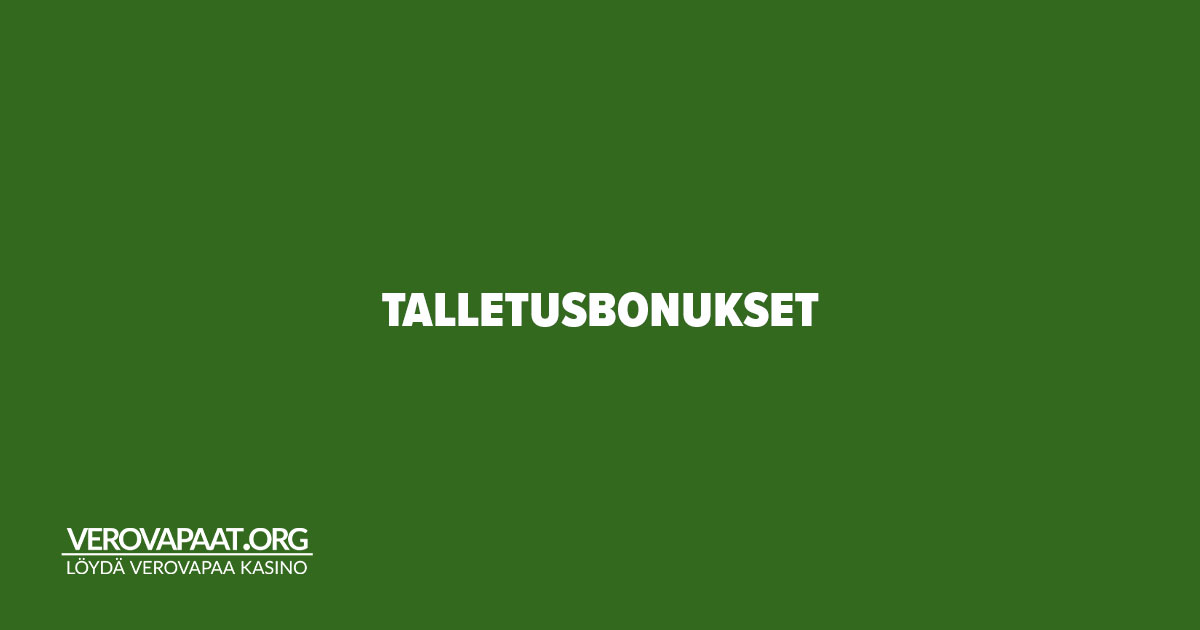 Talletusbonukset