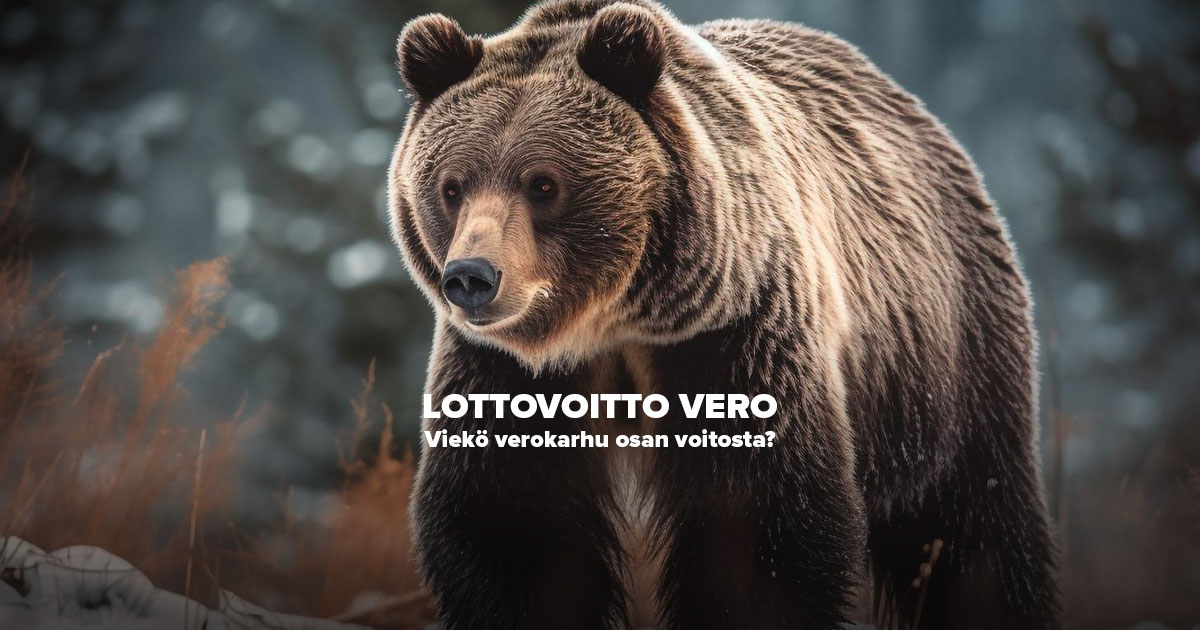 Lottovoitto vero - viekö verokarhu osan voitoista?